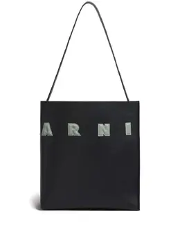 Сумка на плечо с логотипом Marni, черный 22414107 | черный