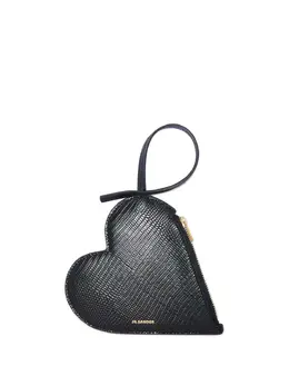 Клатч в форме сердца Jil Sander, черный 22408505 | черный