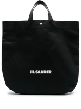 Сумка-тоут Book из канваса Jil Sander, черный 22476517 | черный