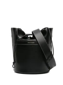 Сумка-ведро с логотипом Alexander McQueen, черный 22496934 | черный