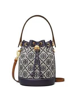 Сумка-ведро T Monogram Tory Burch, синий 19187127 | синий