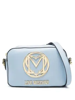 Сумка-сэтчел с логотипом Love Moschino, синий 19467937 | синий