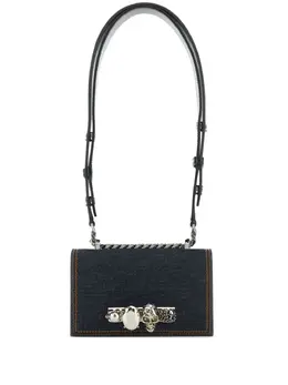 Мини-сумка через плечо Jewelled Alexander McQueen, синий 20085388 | синий