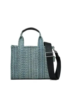 Маленькая сумка The Washed Monogram Denim Tote Marc Jacobs, синий 20231810 | синий