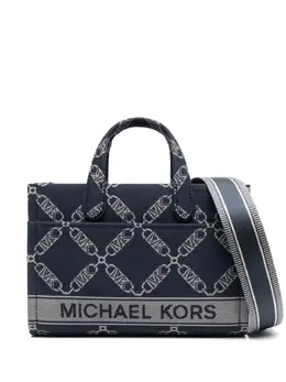 Сумка-тоут Gigi Empire с жаккардовым логотипом Michael Kors, синий 20703360 | синий