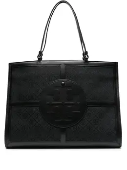 Сумка-тоут Ella Quadrant с монограммой Tory Burch, черный 22244626 | черный