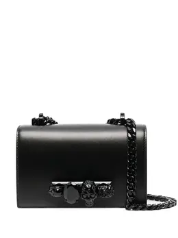 Декорированная мини-сумка через плечо Alexander McQueen, черный 16333109 | черный