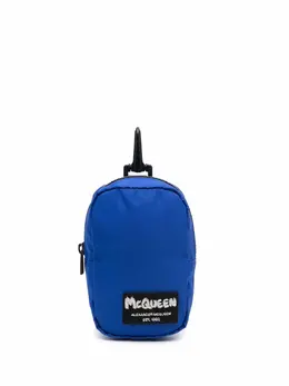 Клатч с нашивкой-логотипом Alexander McQueen 17306573