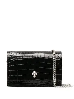 Клатч с декором Skull Alexander McQueen, черный 16069542 | черный