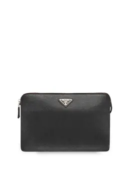 Клатч с логотипом Prada, черный 14133148 | черный