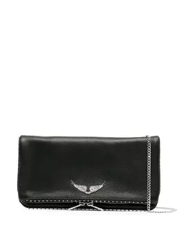 Клатч с заклепками Zadig & Voltaire, черный 14006665 | черный