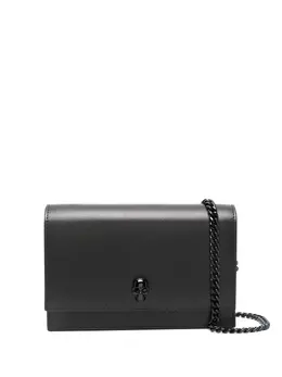 Мини-сумка через плечо с декором Skull Alexander McQueen, черный 14156066 | черный