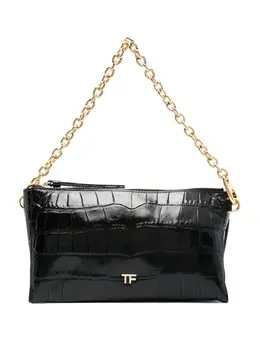 Сумка с тиснением под кожу крокодила Tom Ford, черный 21688298 | черный