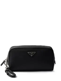 Клатч из сафьяновой кожи Prada, черный 30428936 | черный
