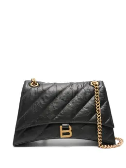 Стеганая сумка на плечо Crush Balenciaga, черный 19292881 | черный
