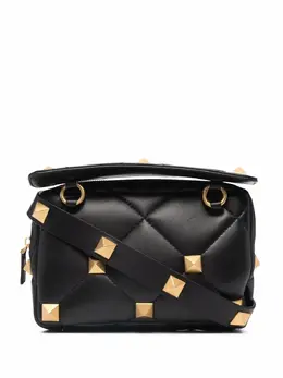Стеганый клатч с декором Rockstud Valentino Garavani, черный 16746457 | черный