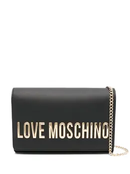 Сумка через плечо с логотипом Love Moschino, черный 21777366 | черный