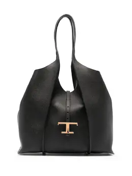 Сумка-тоут с логотипом Tod's, черный 17000400 | черный