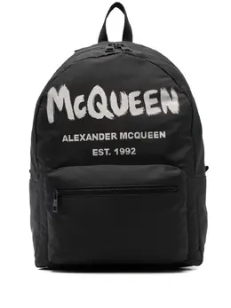 Рюкзак с принтом Metropolitan Alexander McQueen, черный 16796601 | черный