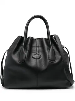 Маленькая сумка-тоут Di с кулиской Tod's, черный 20634209 | черный