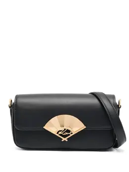 Сумка через плечо Signature Fan Karl Lagerfeld, черный 20575424 | черный