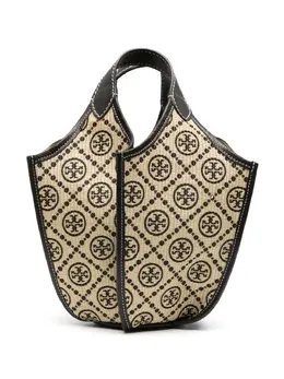 Сумка-тоут Lampshade с монограммой Tory Burch, нейтральный 22262322 | нейтральные цвета