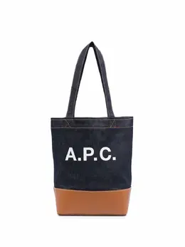 Сумка-тоут с логотипом A.P.C., синий 17068426 | синий