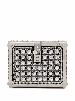 Жаккардовая сумка Dolce Box Dolce & Gabbana, белый 17735022 | белый