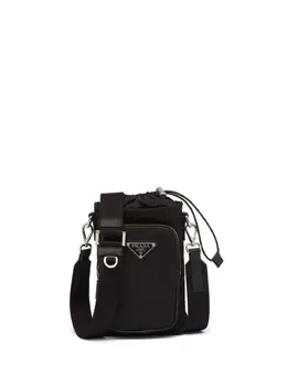 Сумка для смартфона с логотипом Prada, черный 19348926 | черный