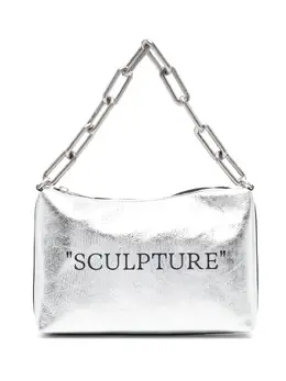 Сумка на плечо Block Pouch Off-White, серебяный 20402941 | серебристый