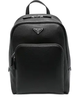 Рюкзак из сафьяновой кожи Prada, черный 30865223 | черный