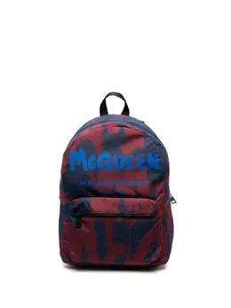Рюкзак с логотипом Alexander McQueen, синий 20236272 | синий