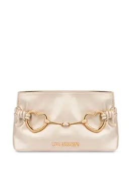 Сумка через плечо с декором в форме сердца Love Moschino, розовый 26635147 | розовый