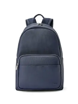 Рюкзак из искусственной кожи с логотипом Lacoste, синий 22738229 | синий