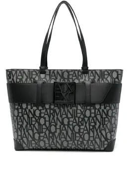 Сумка-тоут с логотипом Armani Exchange, черный 25602852 | черный
