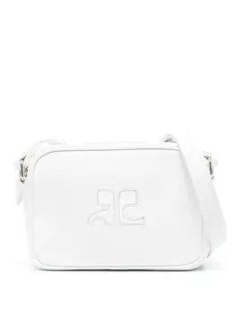 Courreges Каркасная сумка с нашивкой-логотипом Courrèges, белый 19356764 | белый