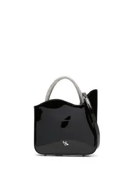 Лакированная сумка на плечо Ivy Le Silla, черный 22949399 | черный