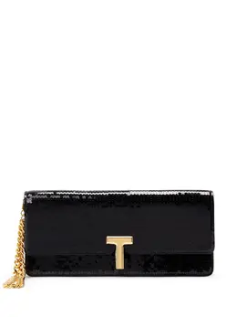 Клатч Wallis с пайетками Tom Ford, черный 24481701 | черный