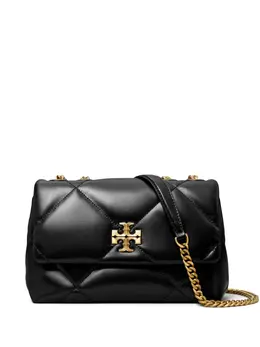 Маленькая стеганая сумка на плечо Kira Tory Burch, черный 22822405 | черный
