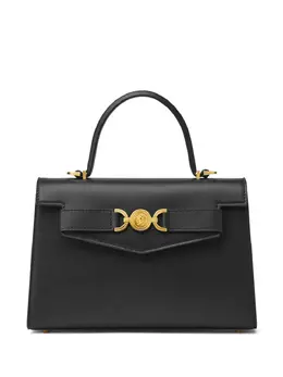 Кожаная сумка-тоут Versace, черный 22708317 | черный
