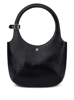 Courreges Сумка-тоут Holy из зернистой кожи Courrèges, черный 24503790 | черный