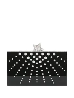 Клатч Starlight с кристаллами Aquazzura, черный 22810332 | черный