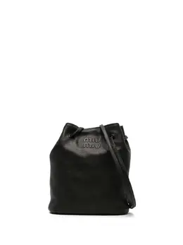 Сумка-ведро размера мини Miu Miu, черный 22554393 | черный