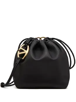 Сумка с кулиской и логотипом VLogo Signature Valentino Garavani, черный 22524108 | черный