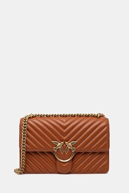 Кожаная сумка Pinko, коричневый 100941.a0gk | brązowy
