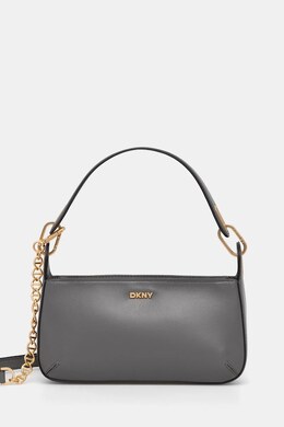 Кожаная сумка DKNY, серый r44eki56 | szary