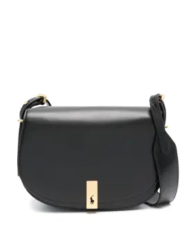 Сумка через плечо Saddle Polo ID Polo Ralph Lauren, черный 24343522 | черный