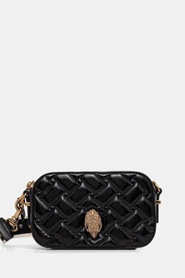 Кожаная сумка Kensington Kurt Geiger London, черный 9078900319 | czarny