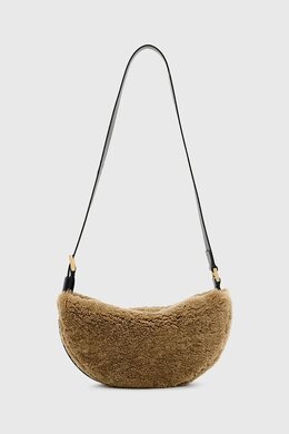 Сумка Half Moon Allsaints, коричневый w047xb | brązowy