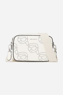 Кожаная сумка Karl Lagerfeld, белый a2w30066 | biały